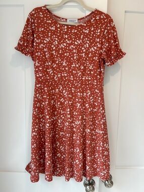 Gilli Blush pink Floral Short Sleeve Dress